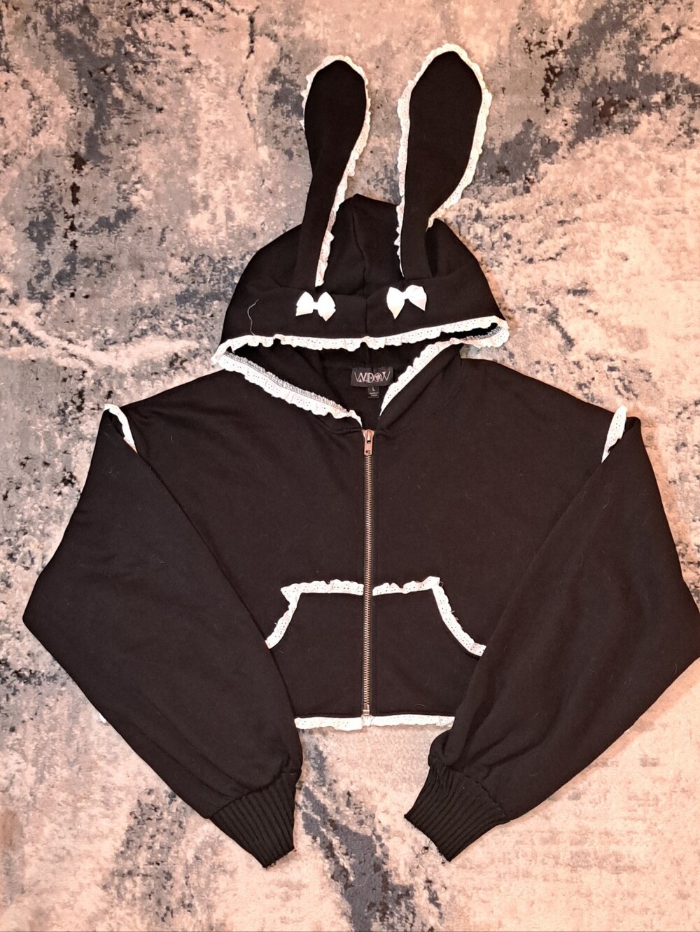 Dolls Kill Widow Collection Bunny Ear Jacket